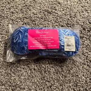 Lilly Pulitzer GWP Eye Mask Abaco Blue NWT